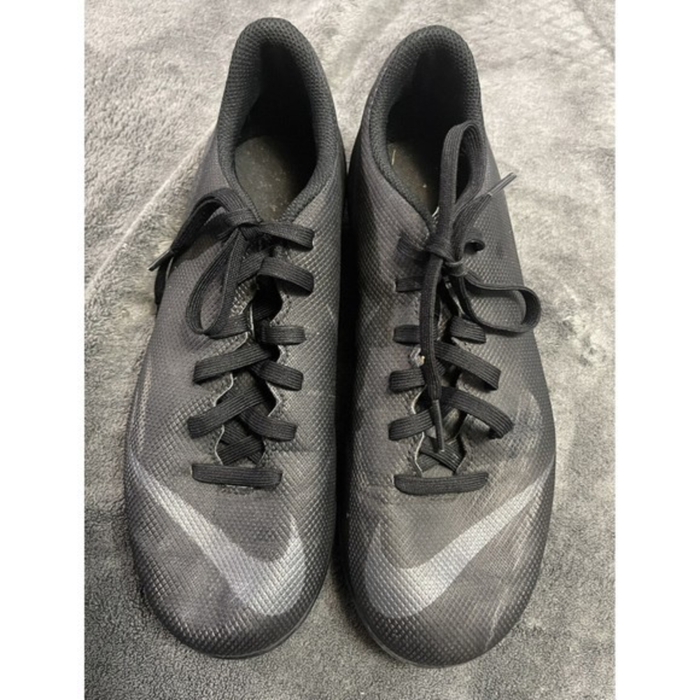 Nike Mercurial Vapor 12 Club FG/MG Cleats‎ Black Boys Size 6Y